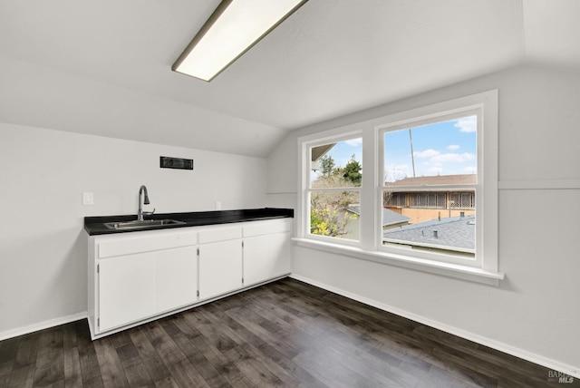 1763 2nd St, Napa, CA 94559 - bar featuring lofted ceiling and dark wood finished floors