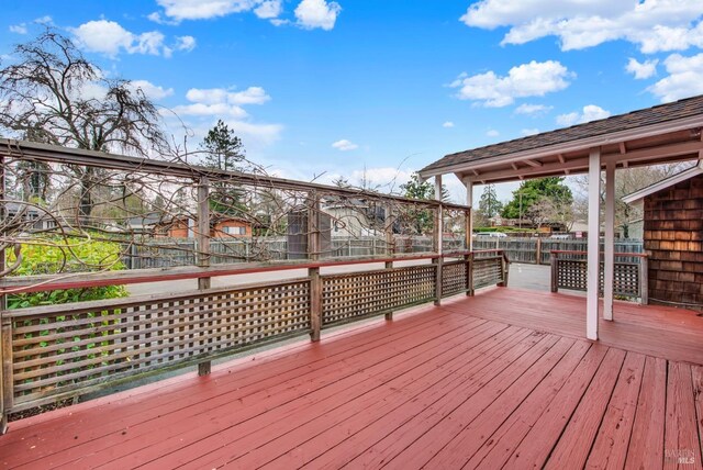 1763 2nd St, Napa, CA 94559 - view of wooden deck