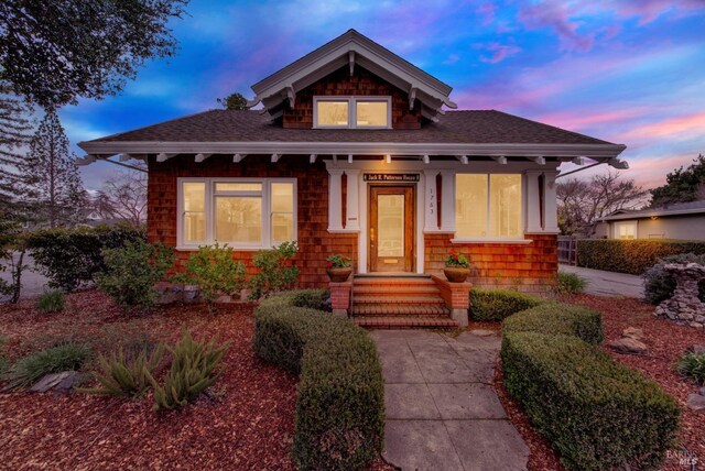1763 2nd St, Napa, CA 94559 - view of front of property with a shingled roof