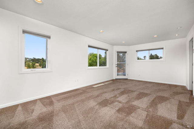 2290 Woolsey Rd, Fulton, CA 95439 - spare room featuring healthy amount of natural light, carpet, and recessed lighting