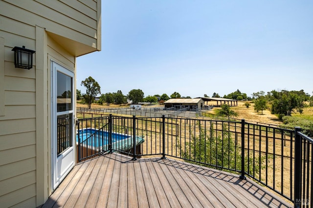 2290 Woolsey Rd, Fulton, CA 95439 - wooden deck featuring a fenced backyard