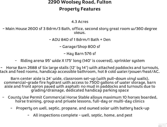 2290 Woolsey Rd, Fulton, CA 95439 - view of a document