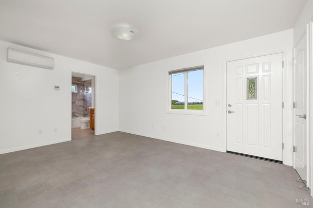 2290 Woolsey Rd, Fulton, CA 95439 - foyer featuring a wall mounted AC and baseboards