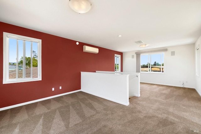 2290 Woolsey Rd, Fulton, CA 95439 - unfurnished room featuring carpet and a wall mounted air conditioner
