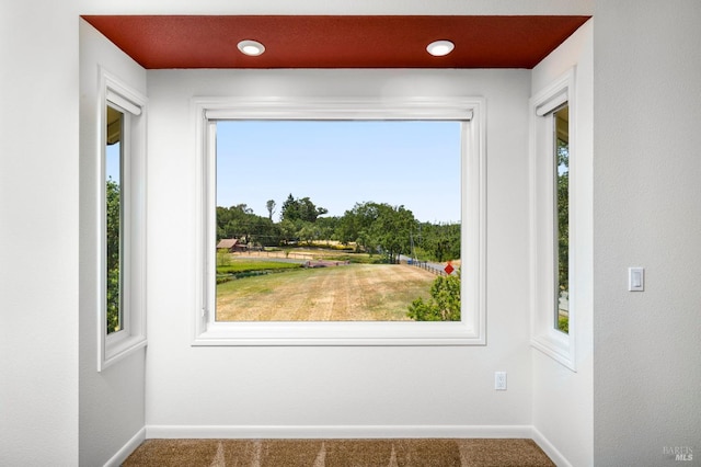 2290 Woolsey Rd, Fulton, CA 95439 - spare room featuring carpet floors and recessed lighting