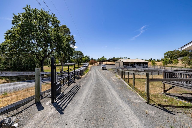 2290 Woolsey Rd, Fulton, CA 95439 - view of dirt / gravel driveway with an exterior structure