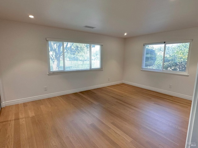 164 Oak Island Dr, Santa Rosa, CA 95409 - empty room with plenty of natural light, light wood finished floors, and recessed lighting