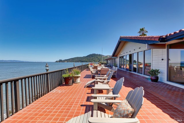 79 Saint Thomas Way, Tiburon, CA 94920 - wooden deck with a water view
