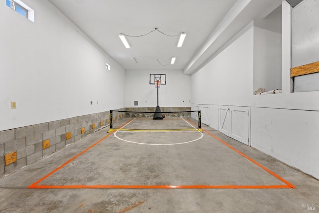 view of basketball court with community basketball court