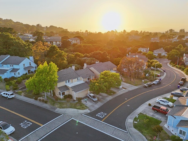 1255 Oak Ridge Ln, Pinole, CA 94564 - aerial view at dusk of a residential view