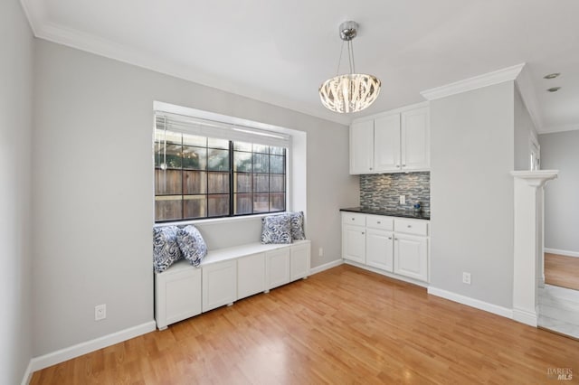 1255 Oak Ridge Ln, Pinole, CA 94564 - sitting room featuring crown molding, a chandelier, and light wood finished floors