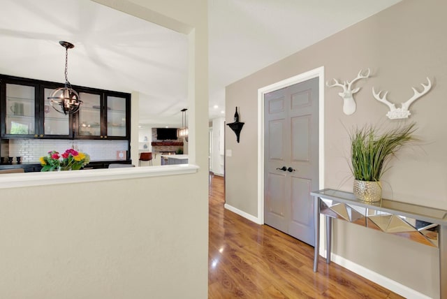 2588 King Edward Ct, El Dorado Hills, CA 95762 - entryway with a chandelier and wood finished floors