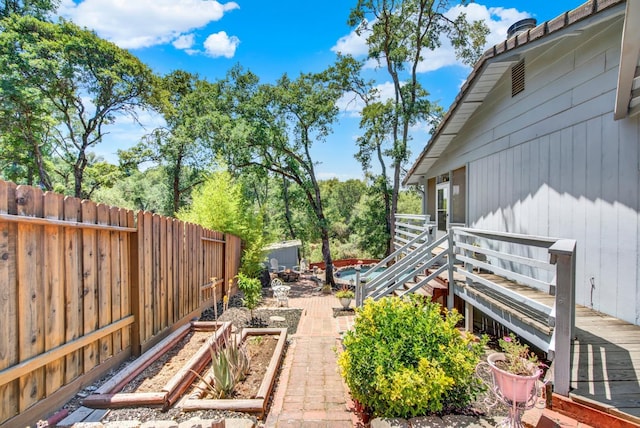 2588 King Edward Ct, El Dorado Hills, CA 95762 - view of yard with a vegetable garden