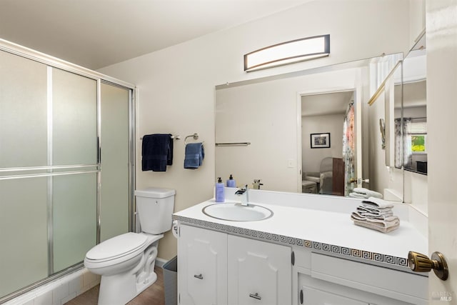 406 White Oak Dr, Santa Rosa, CA 95409 - bathroom with vanity and a shower stall