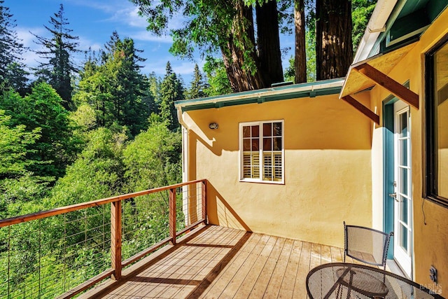 2685 Austin Creek Rd, Cazadero, CA 95421 - view of wooden deck