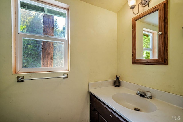 2685 Austin Creek Rd, Cazadero, CA 95421 - bathroom featuring healthy amount of natural light and vanity