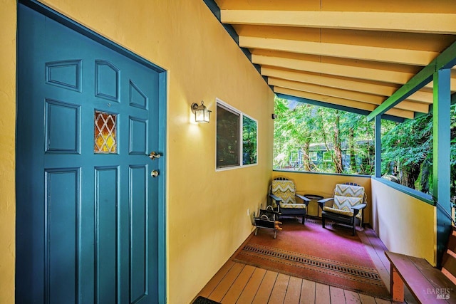 2685 Austin Creek Rd, Cazadero, CA 95421 - view of exterior entry with stucco siding