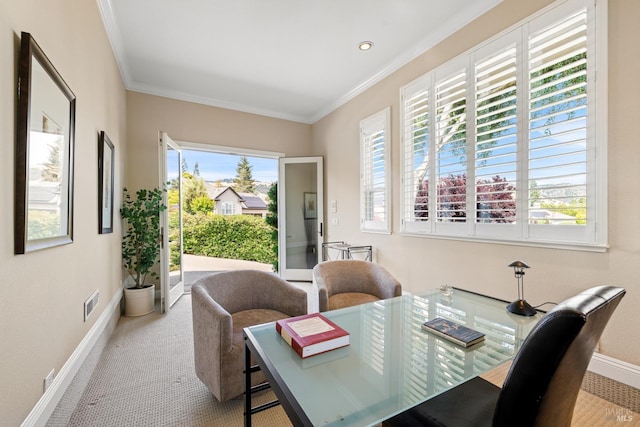 3439 Selene Ct, Santa Rosa, CA 95404 - dining space with plenty of natural light and crown molding