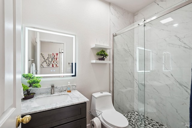 1105 Coulter Ct, Fairfield, CA 94533 - full bath with vanity and a marble finish shower