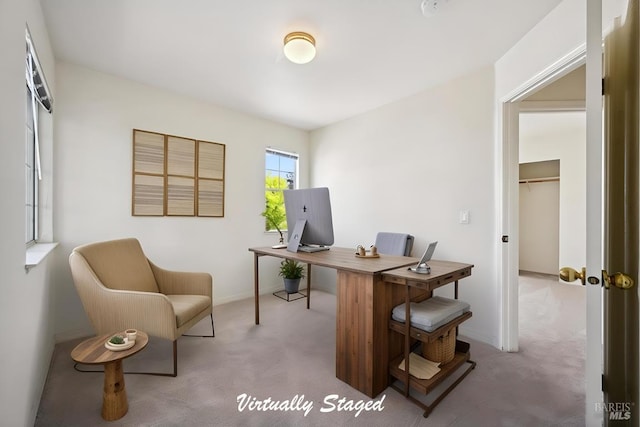 1908 Alpine Ct, Petaluma, CA 94954 - home office with carpet flooring and baseboards