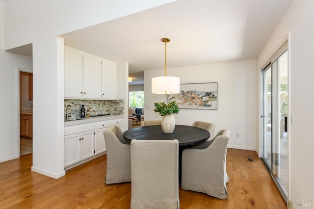 378 Miramonte Pl, Santa Rosa, CA 95409 - dining space featuring light wood-style floors and baseboards