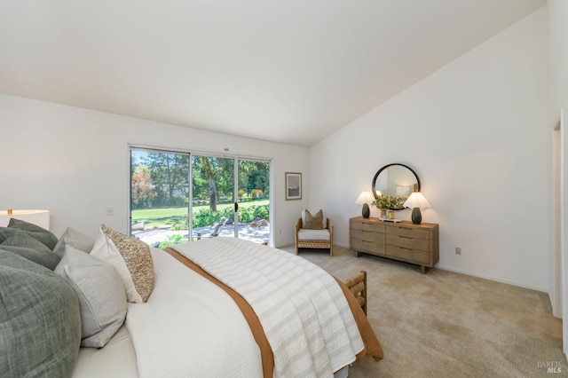 378 Miramonte Pl, Santa Rosa, CA 95409 - bedroom featuring light colored carpet and lofted ceiling