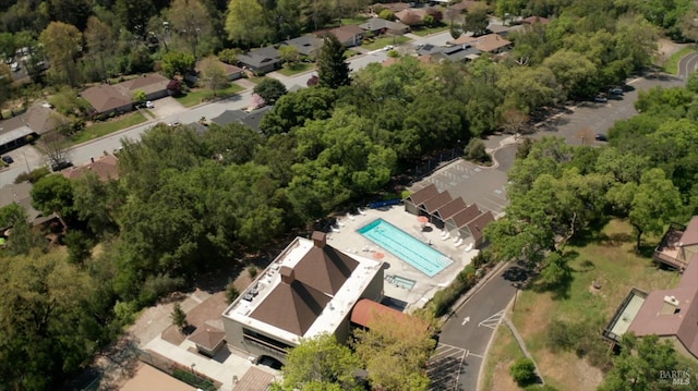 378 Miramonte Pl, Santa Rosa, CA 95409 - aerial view of property's location with a pool