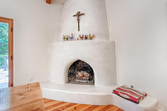 616 Wild Oak Dr, Santa Rosa, CA 95409 - detailed view of a high end fireplace and wood finished floors