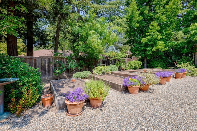 616 Wild Oak Dr, Santa Rosa, CA 95409 - fenced backyard with a garden