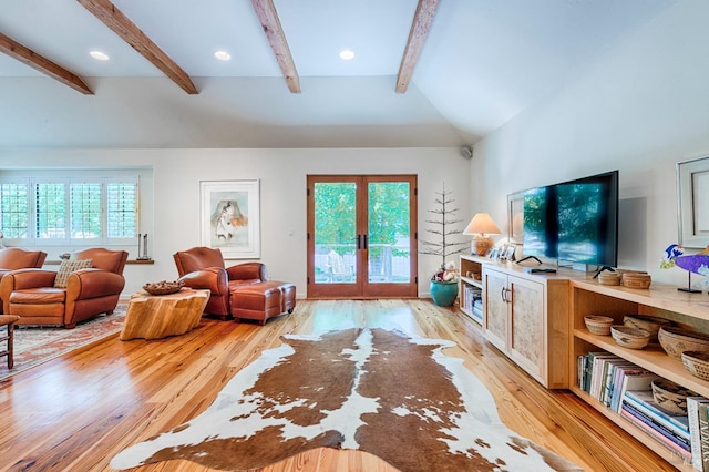 616 Wild Oak Dr, Santa Rosa, CA 95409 - living room with light wood-type flooring, healthy amount of natural light, and french doors