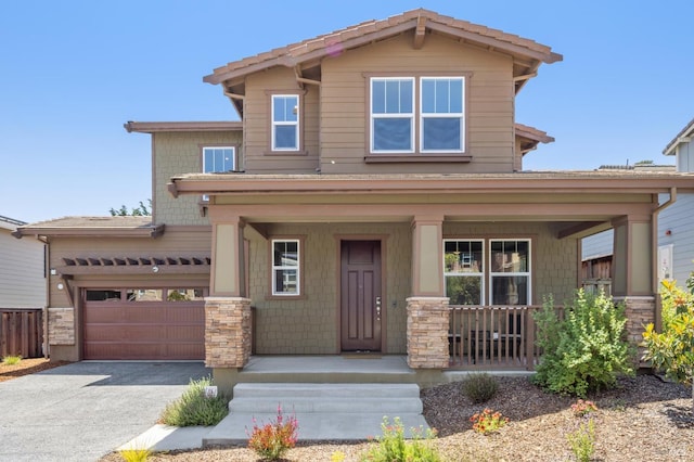 106 Jagla St, Cotati, CA 94931 - craftsman-style home featuring covered porch and asphalt driveway