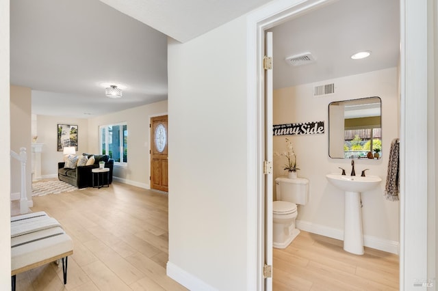510 Hastings Dr, Benicia, CA 94510 - bathroom featuring wood finished floors and plenty of natural light