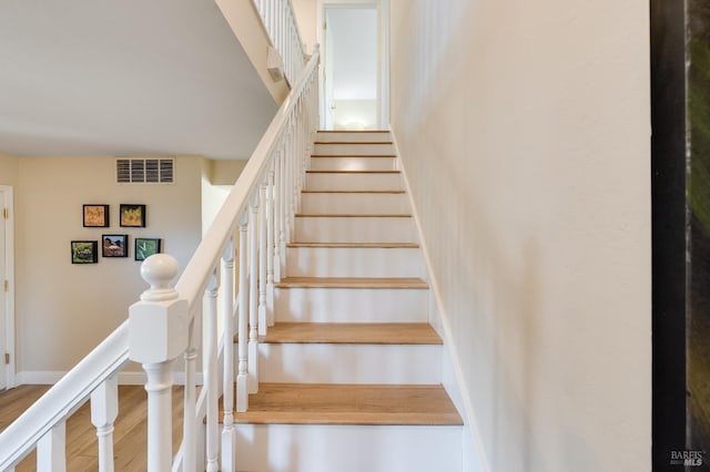 510 Hastings Dr, Benicia, CA 94510 - stairway with wood finished floors