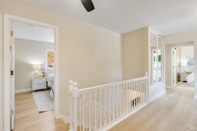510 Hastings Dr, Benicia, CA 94510 - hallway with an upstairs landing, wood finished floors, and healthy amount of natural light