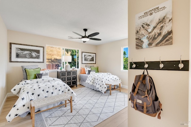 510 Hastings Dr, Benicia, CA 94510 - bedroom with wood finished floors and ceiling fan