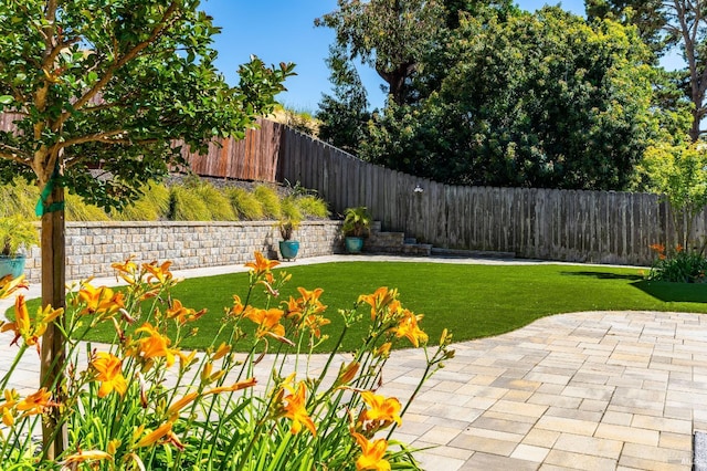 510 Hastings Dr, Benicia, CA 94510 - fenced backyard with a patio area