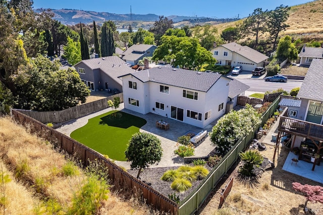 510 Hastings Dr, Benicia, CA 94510 - aerial perspective of suburban area featuring mountains