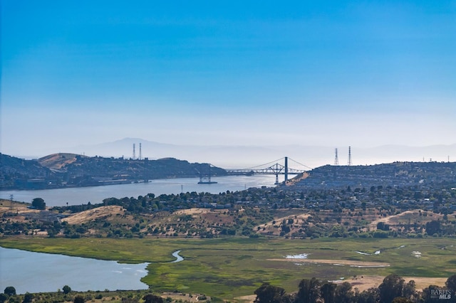 510 Hastings Dr, Benicia, CA 94510 - view of mountain backdrop with a notable bridge and a nearby body of water