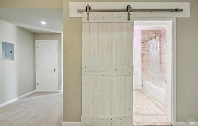 31 Buckelew St, Sausalito, CA 94965 - mudroom featuring electric panel and baseboards