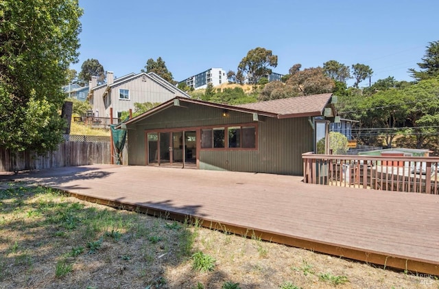 31 Buckelew St, Sausalito, CA 94965 - back of property featuring a deck