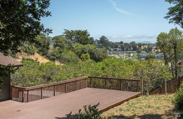 31 Buckelew St, Sausalito, CA 94965 - view of wooden terrace