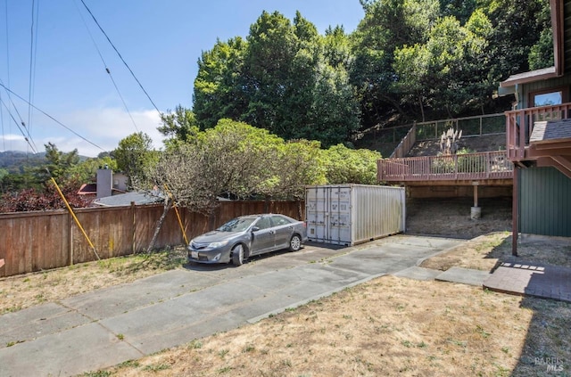 31 Buckelew St, Sausalito, CA 94965 - view of yard with mail area and a deck