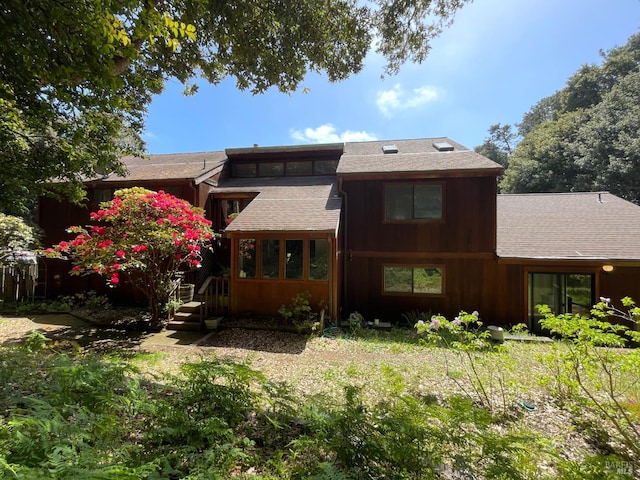32691 Pearl Dr, Fort Bragg, CA 95437 - rear view of house featuring roof with shingles