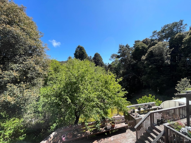 32691 Pearl Dr, Fort Bragg, CA 95437 - view of yard with a deck