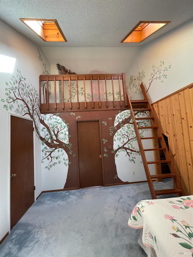 32691 Pearl Dr, Fort Bragg, CA 95437 - bedroom with carpet and a textured ceiling