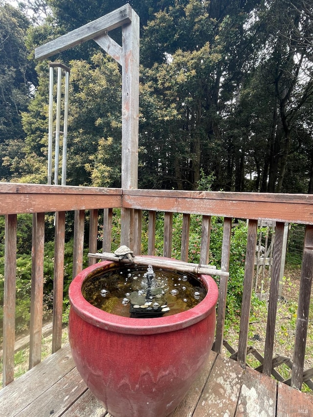 32691 Pearl Dr, Fort Bragg, CA 95437 - view of wooden deck