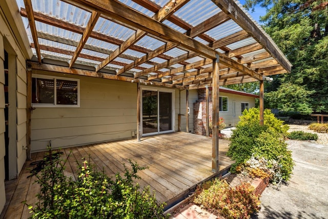 1288 Triple Oak Way, Fulton, CA 95439 - deck featuring a pergola