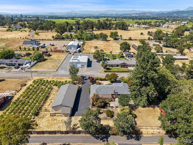 1288 Triple Oak Way, Fulton, CA 95439 - overview of rural landscape featuring a mountain backdrop