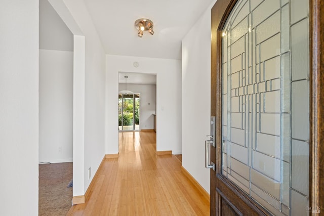 1288 Triple Oak Way, Fulton, CA 95439 - foyer entrance featuring light wood-type flooring and baseboards