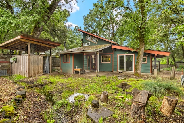5338 Deception River Rd, Chico, CA 95928 - rear view of house with a carport